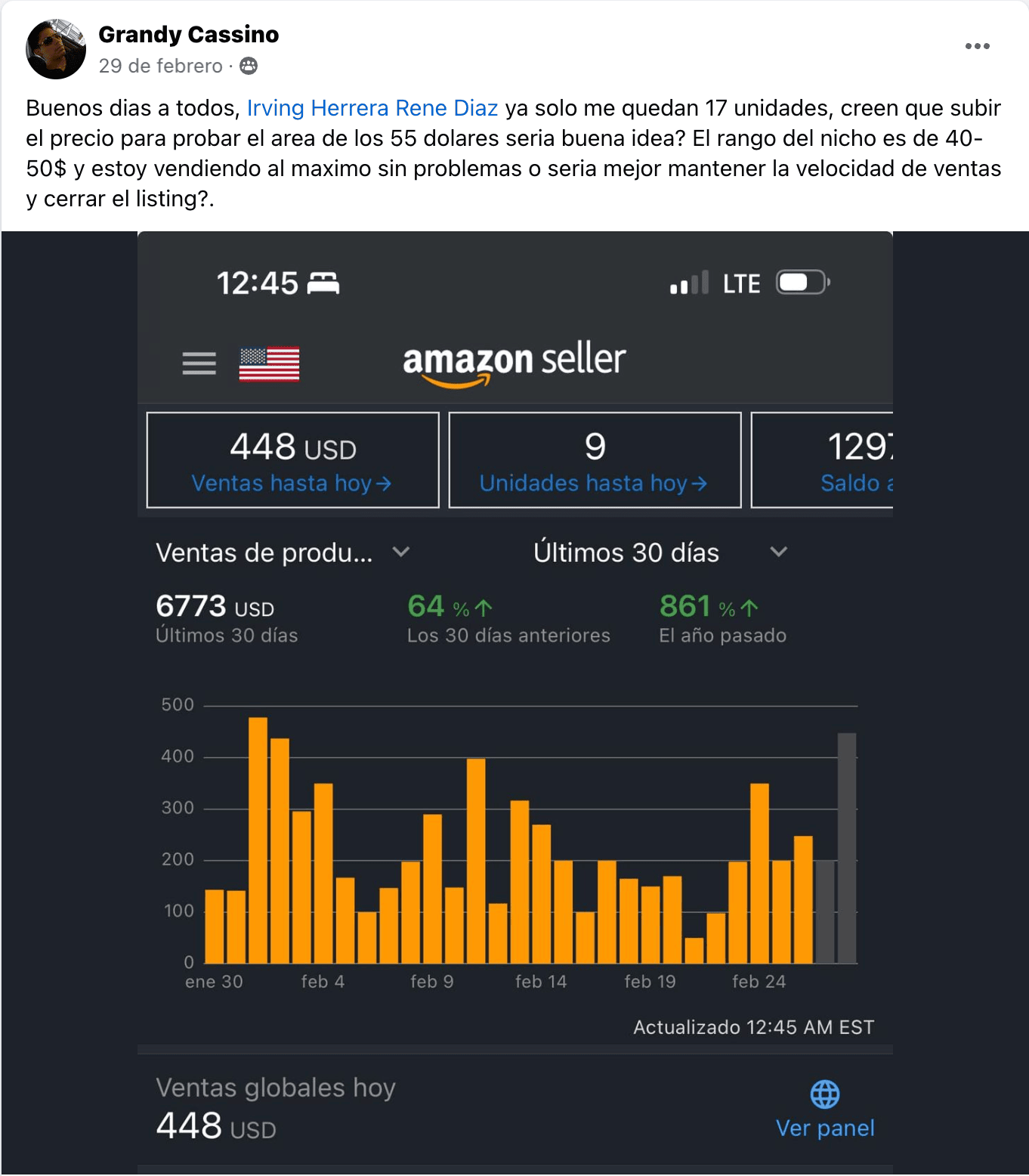 Testimonio Grandy Cassino